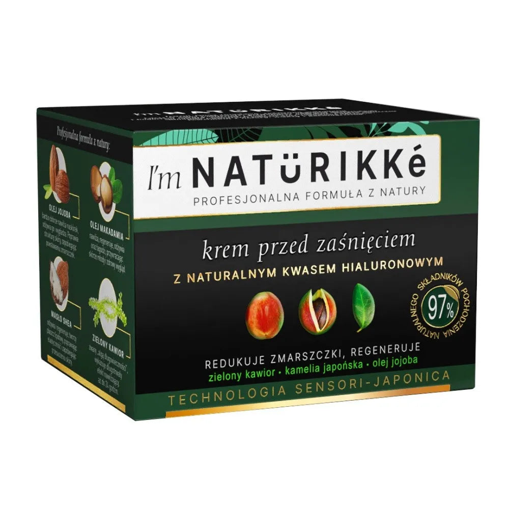 I’m Naturikke Krem prieš miegą su natūraliu hialurono rūgštimi 50ml - Kosmetika