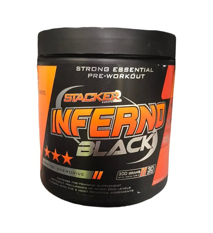 Inferno Black Orange Overdrive - 300g - Stacker2 Europe - Sporto papildai