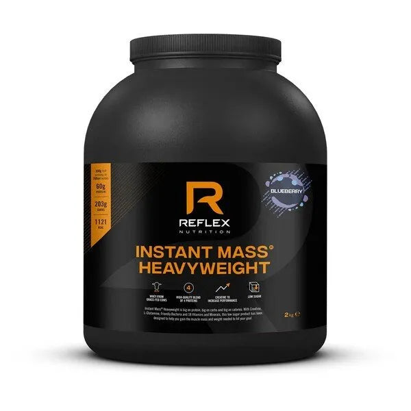 Instant Mass Heavyweight Blueberry - 2000g - Reflex Nutrition - Sporto papildai
