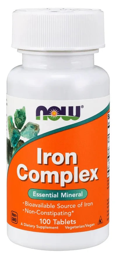 Iron Complex - 100 tablets - NOW Foods - Papildai