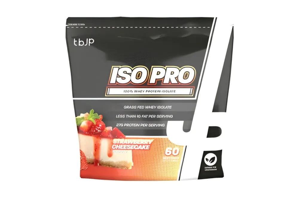 Iso Pro Strawberry Cheesecake - 1800g - Trained by JP - Sporto papildai