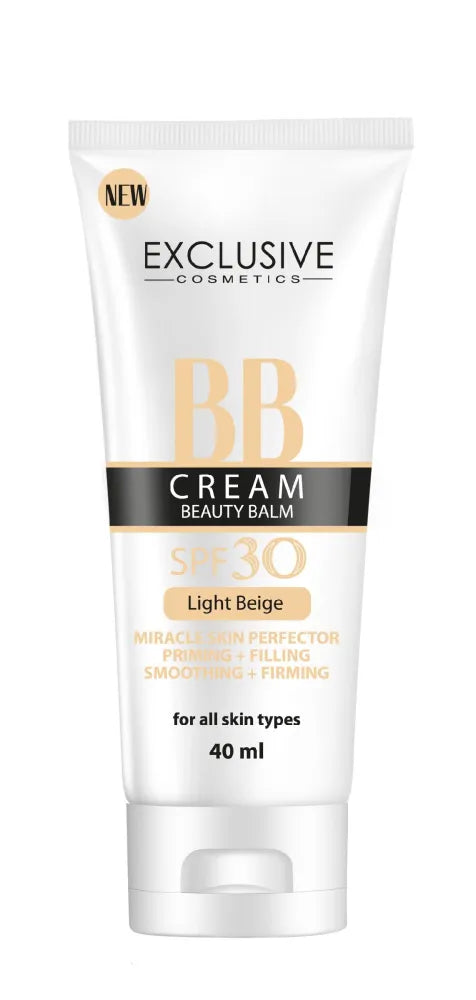 Išskirtinis BB kremas grožio balzamas SPF 30 šviesiai bežinis 40 ml - Kosmetika