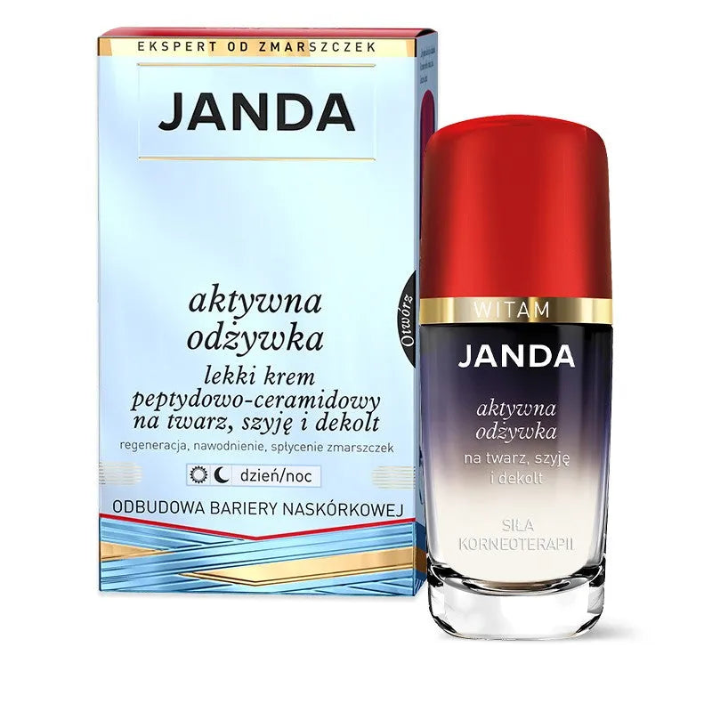 JANDA Active Conditioner Light peptide and ceramide cream for the face neck décolleté 50 ml - Kosmetika