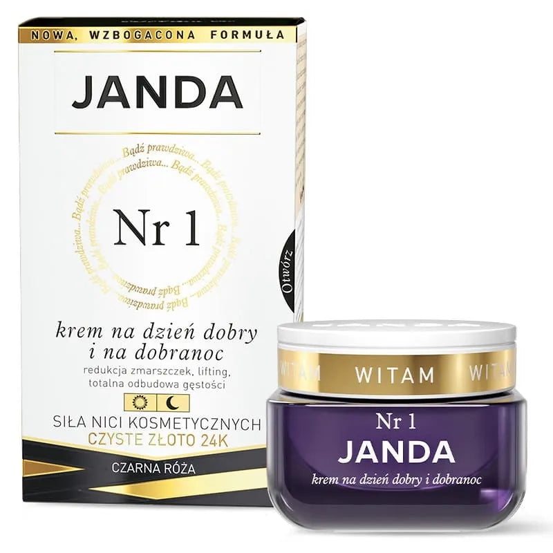 JANDA Anti-Wrinkle Cream No. 1 with Pure Gold for morning and night 50 ml - Kosmetika