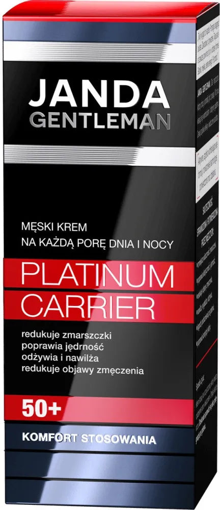 JANDA Gentleman Vyrų kremas bet kuriuo paros metu 50+ 50 ml - Kosmetika