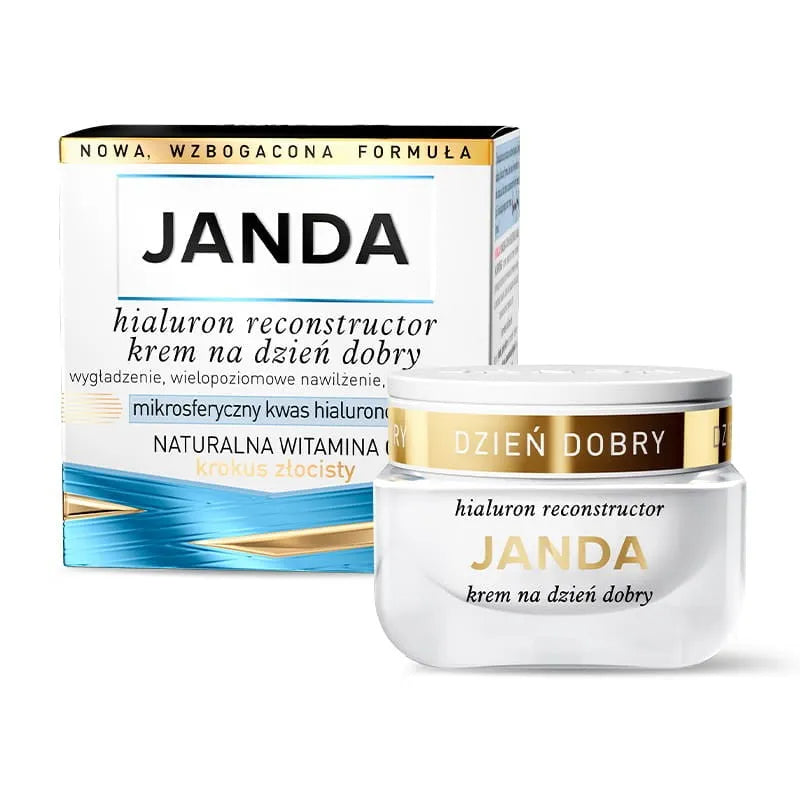 JANDA Hialuron Reconstructor Smoothing anti-wrinkle day cream 50 ml - Kosmetika