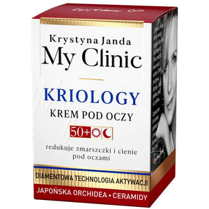 JANDA My Clinic Kriology 50+ Akių kremas mažinantis raukšles ir šešėlius - Japonų orchidėja ceramidų 15ml - Kosmetika