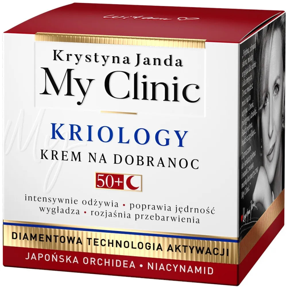 JANDA My Clinic Kriology 50+ Good Night Cream - Japonų orchidėja ir niacinamidas 50ml - Kosmetika