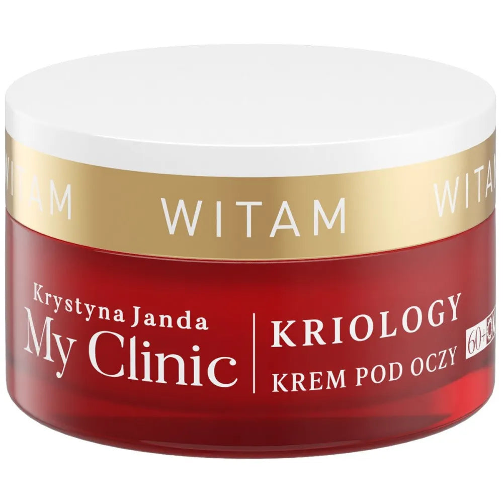 JANDA My Clinic Kriology 60+ Akis kremas mažinantis raukšles ir šešėlius - Japonų orchidėja vitaminas E 15ml - Kosmetika