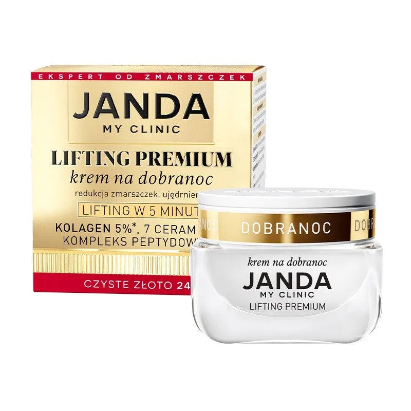 JANDA MY CLINIC LIFTING PREMIUM naktinis kremas 50ml - Kosmetika