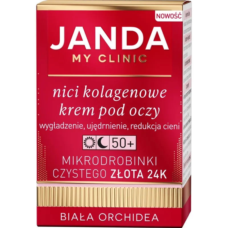 JANDA MY CLINIC Nici Kolagenowe Eye Cream for Day and Night 50+ 15ml - Kosmetika