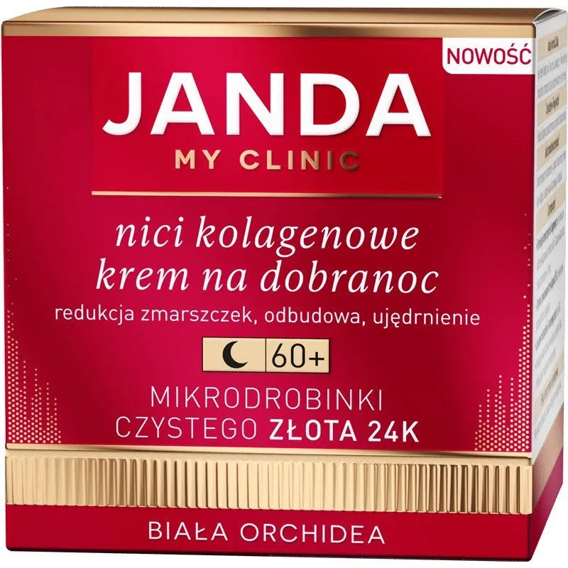 JANDA MY CLINIC Nici Kolagenowe Krem na dobranoc 60+ 50ml - Kosmetika