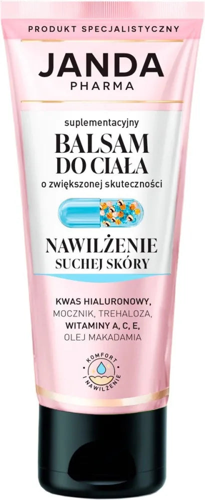 JANDA Pharma Supplemental Body Lotion - moisturize dry skin 200 ml - Kosmetika