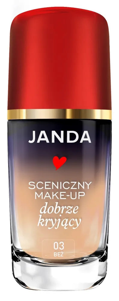 JANDA Stage Make-Up gerai dengiantis nr. 03 bežinis 30ml - Kosmetika
