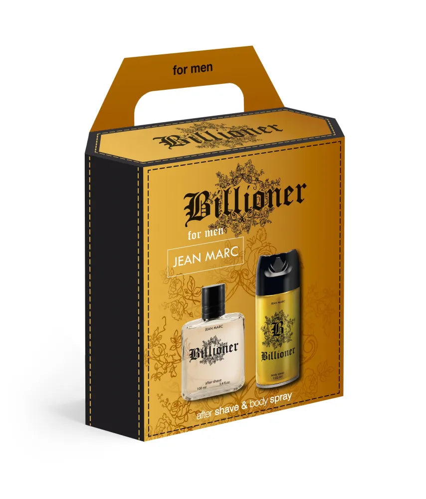 JEAN MARC Billioner Vyrų dovanų rinkinys - dezodorantas 150 ml + aftershave 100 - Kosmetika