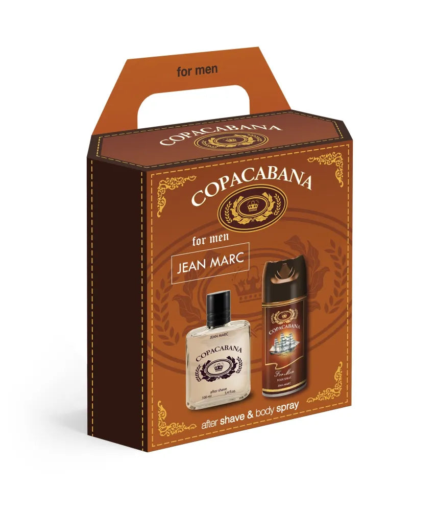 JEAN MARC Copacabana Vyrų dovanų rinkinys - dezodorantas 150 ml + aftershave 100 - Kosmetika
