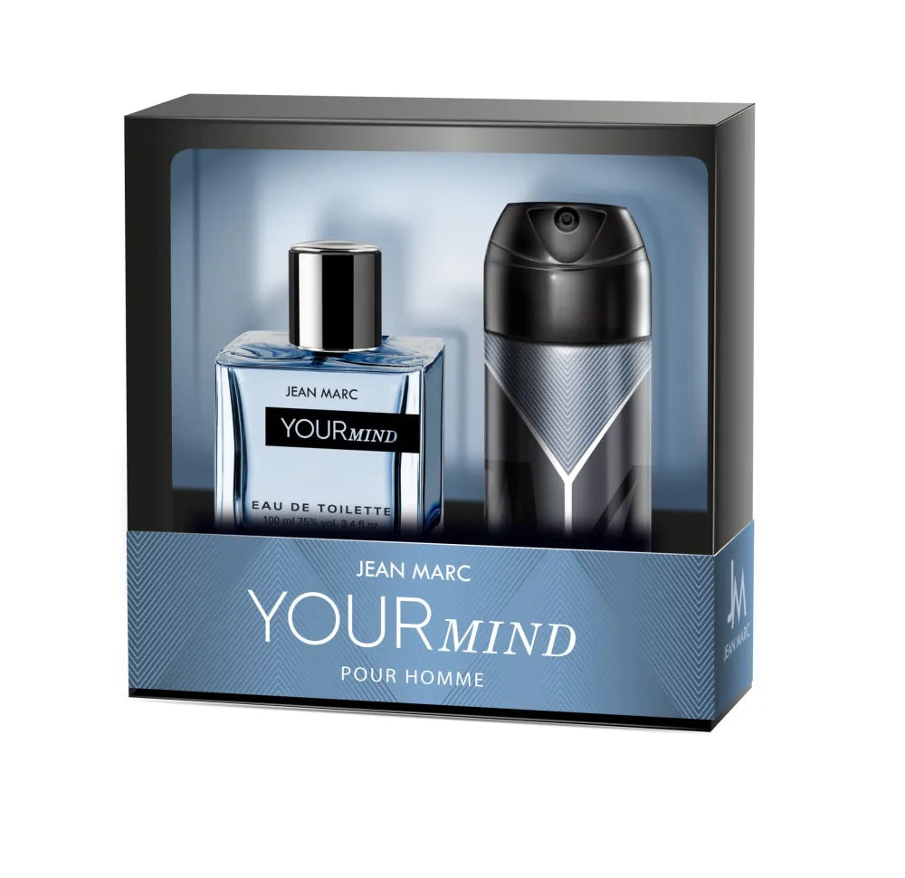 JEAN MARC Jūsų protas Vyrų dovanų rinkinys - eau de toilette 100 ml + dezodorantas 150 - Kosmetika