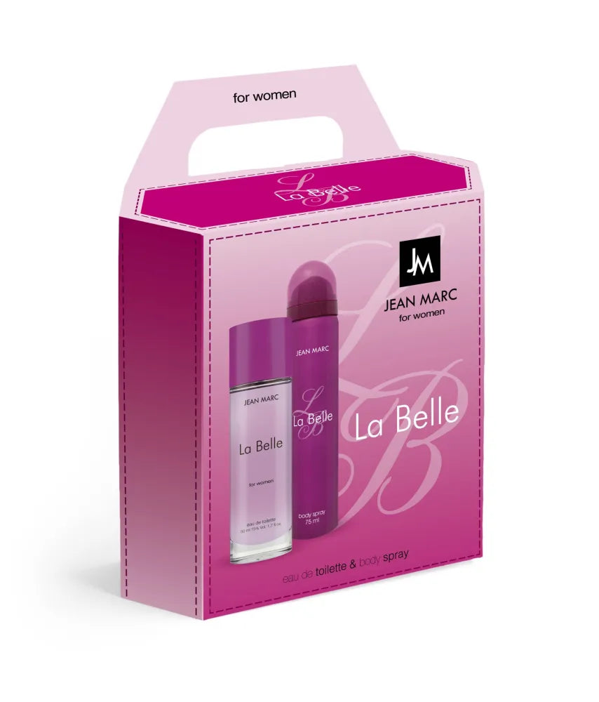 JEAN MARC La Belle Moteriškas dovanų rinkinys - tualetinis vanduo 50 ml + dezodorantas 75 - Kosmetika