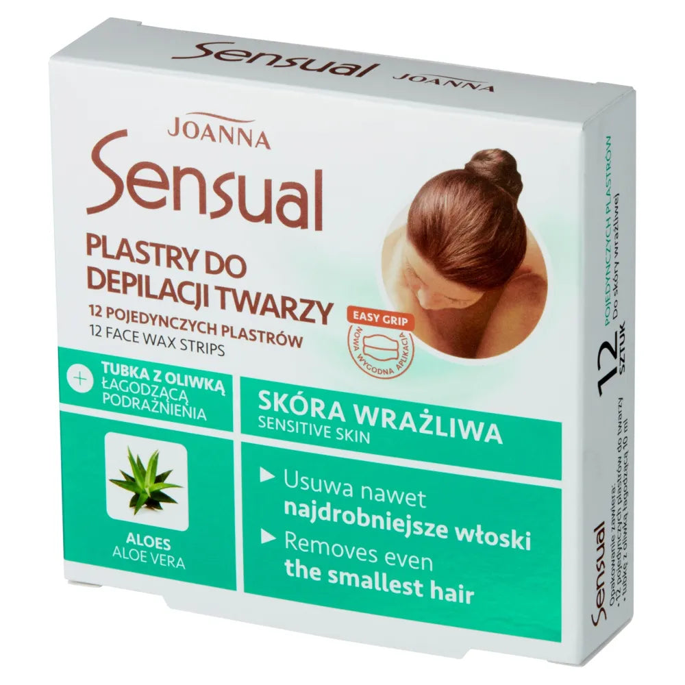 JOANNA DEPIL SENS. Aloe veido kaukės - Kosmetika