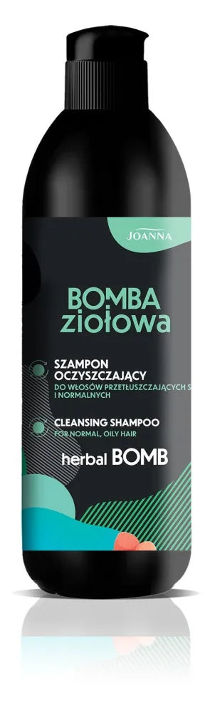 JOANNA Herbal Bomb Valomasis Šampūnas riebiai ir normaliems plaukams 500 ml - Kosmetika