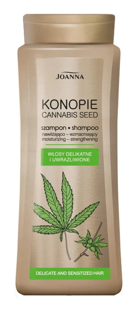 Joanna Konopie drėkinamasis ir stiprinamasis šampūnas delikiems plaukams 400ml - Kosmetika