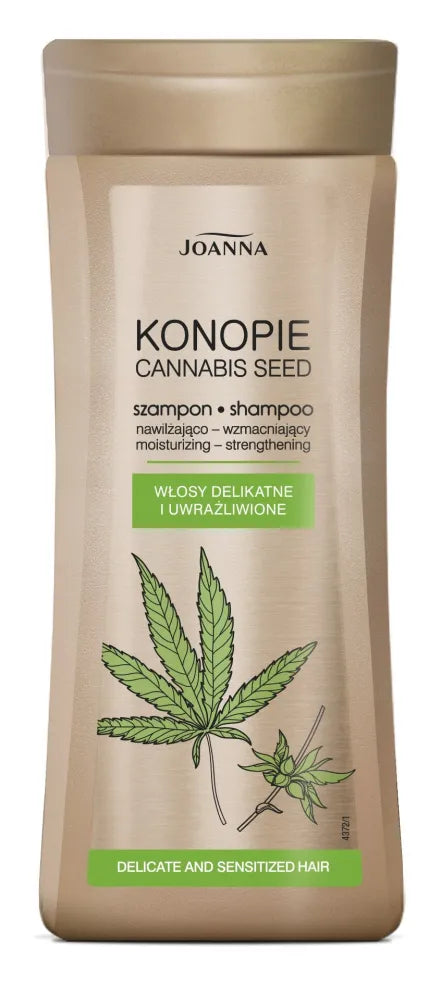 Joanna Konopie drėkinamasis ir stiprinamasis šampūnas delikiems plaukams 200ml - Kosmetika