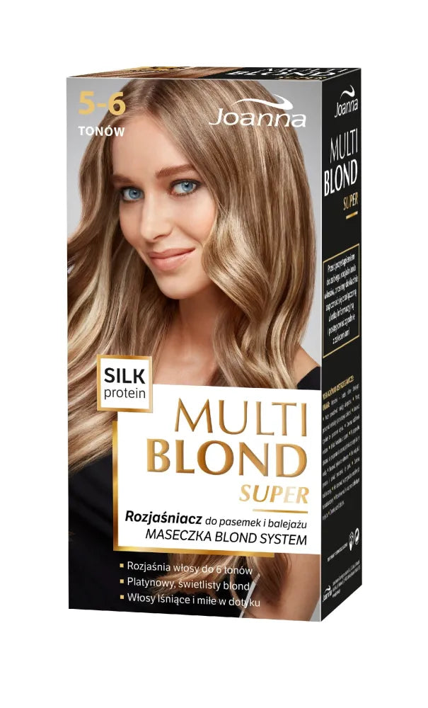 Joanna Multi Blond Super Lightener šviesinimui 5-6 tonais - Kosmetika