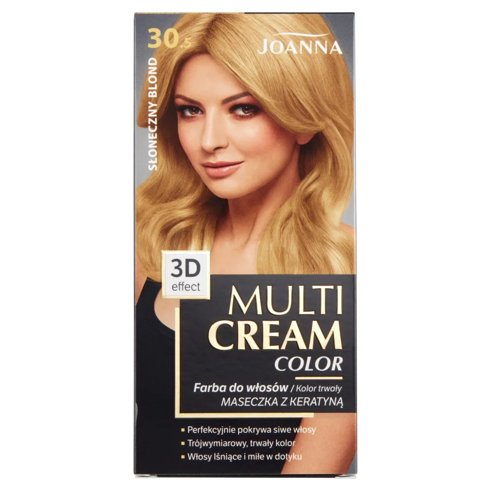 JOANNA Multi Cream Plaukų dažai 30.5 Saulėtas šviesus - Kosmetika