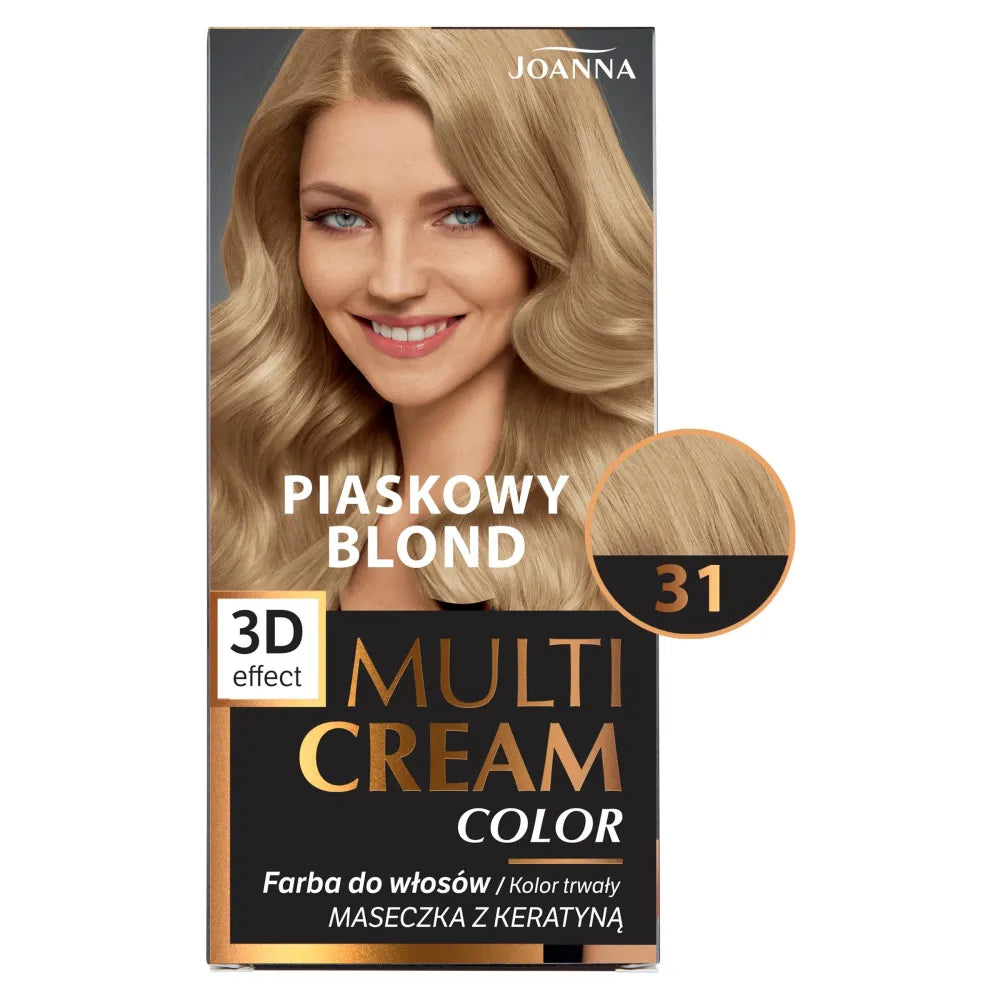 JOANNA MULTI CREAM Spalva 31 Smėlio šviesiaplaukė - Kosmetika