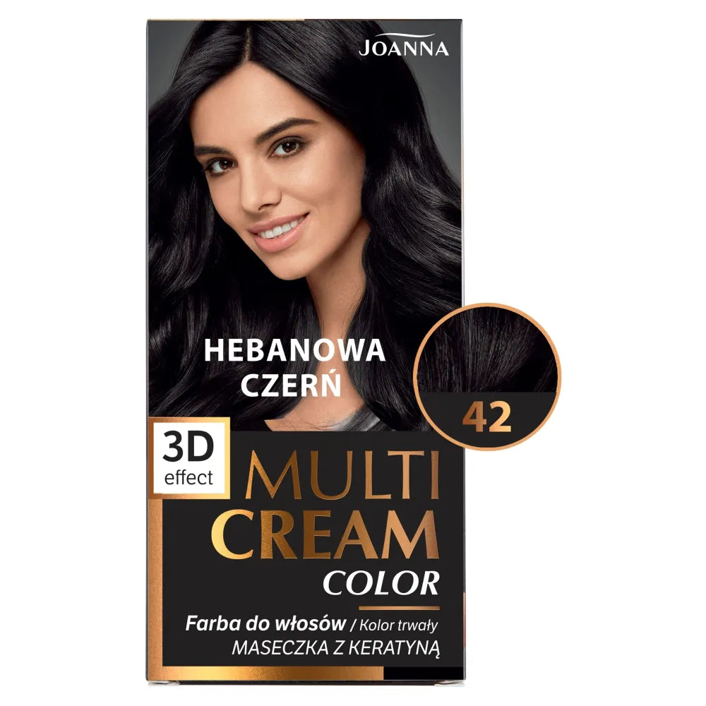 JOANNA MULTI CREAM Spalva 42 Juodas Ebony - Kosmetika