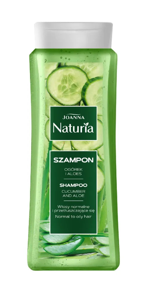 Joanna Naturia Agurkų ir Aloe plaukų šampūnas 500 ml - Kosmetika