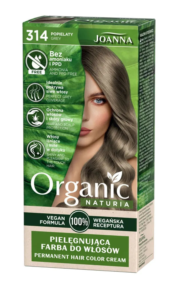 Joanna Naturia Organic Vegan Spalva Nr. 314 Pelenų 1 vnt. - Kosmetika