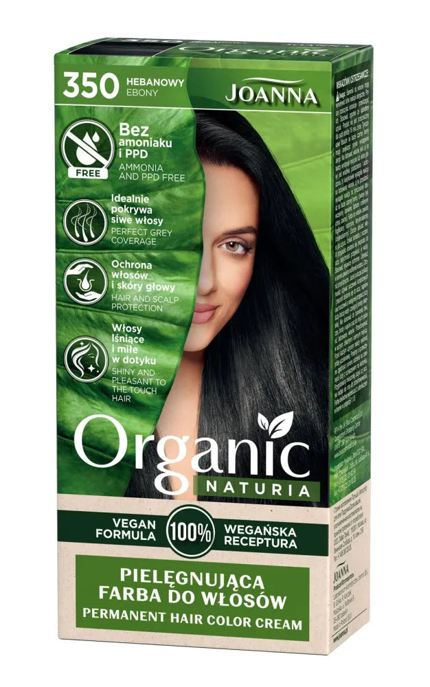 Joanna Naturia Organic Vegan Spalva nr. 350 Žolelių 1 vnt. - Kosmetika