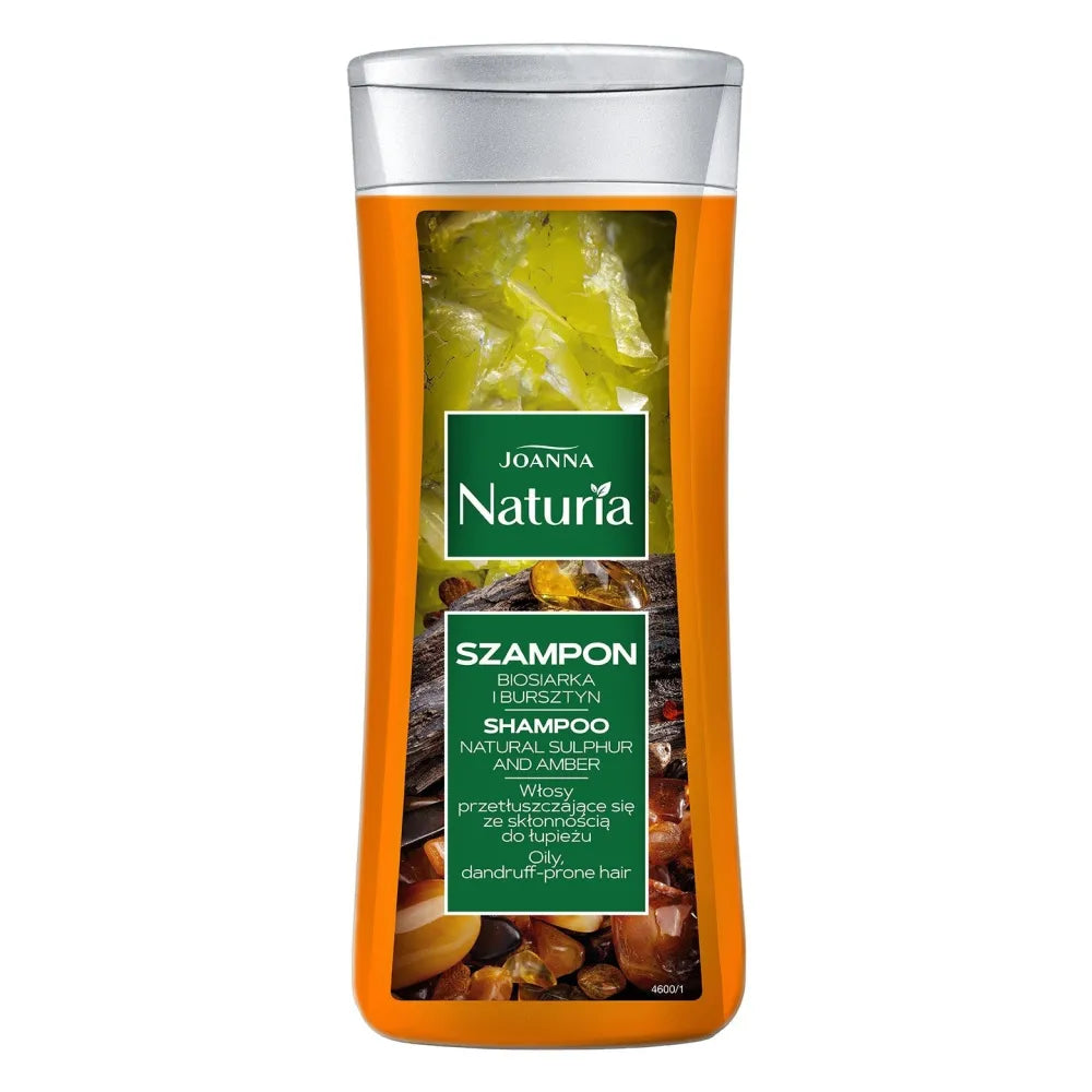 Joanna Naturia šampūnas plaukams biosulfuro ir gintaro 200 ml - Kosmetika