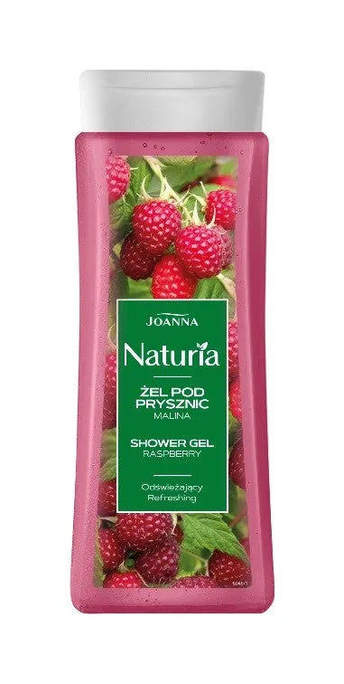 Joanna Naturia Shower Gel Avietė - gaivus 300ml - Kosmetika
