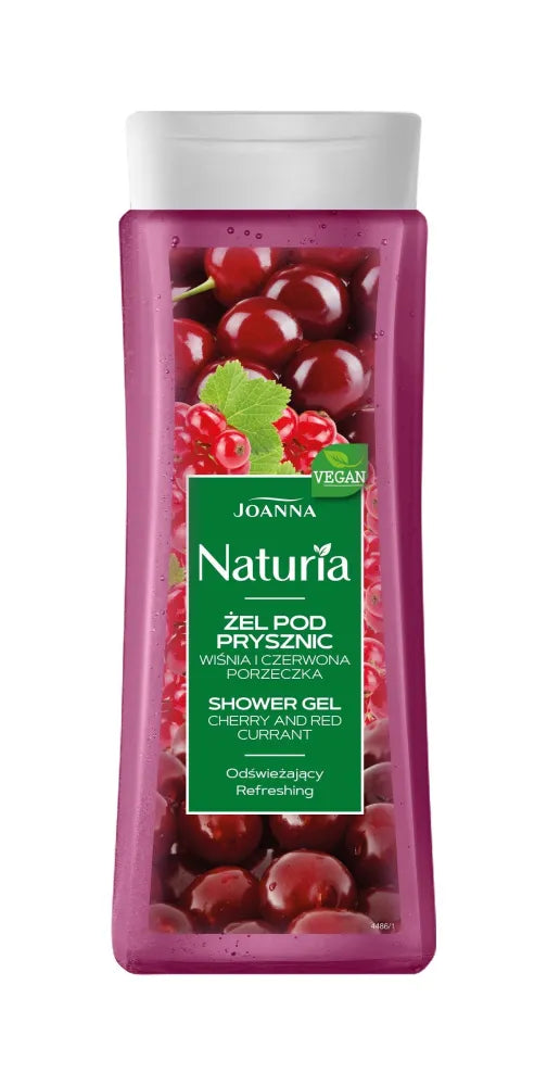 Joanna Naturia Shower Gel Vyšnių ir Raudonųjų serbentų 300ml - Kosmetika