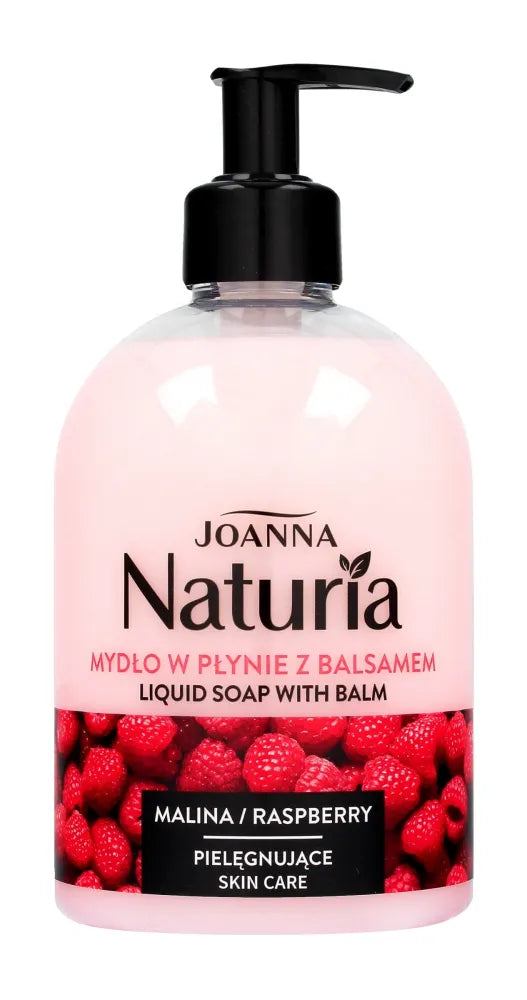 Joanna Naturia Skystas muilas su aviečių balzamu 500ml - Kosmetika