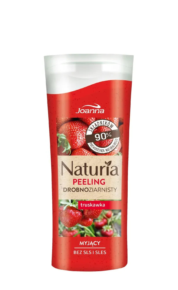 Joanna Naturia Smulkus kūno šveitiklis Braškė 100g - Kosmetika
