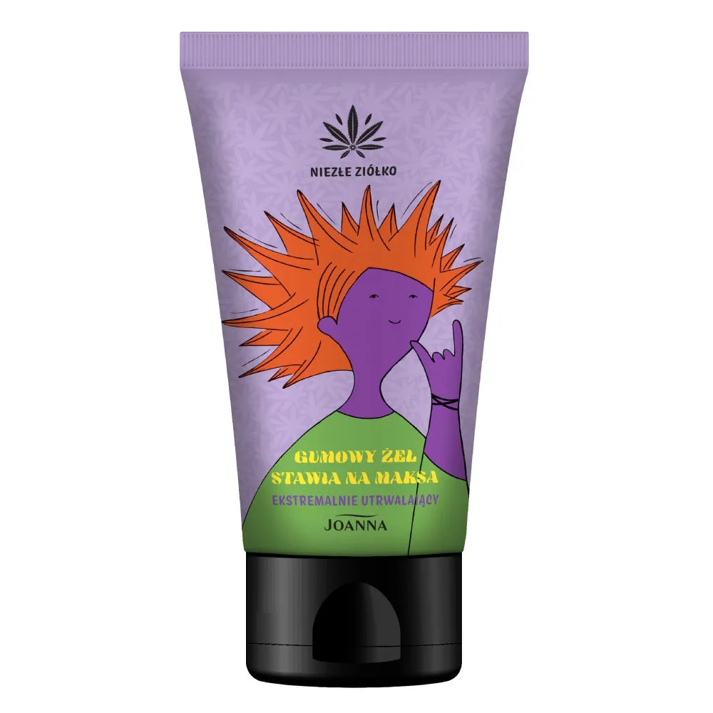 JOANNA Not Bad Herb Rubber Hair Gel Ekstremalus fiksavimas ’Stovi iki maksimumo’ 150g - Kosmetika