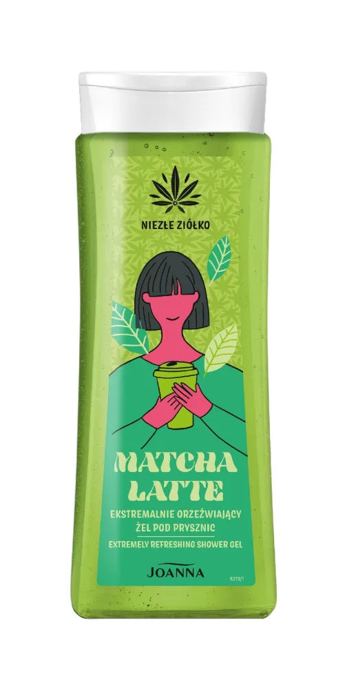 JOANNA Not Bad Herb Shower Gel Matcha Latte itin gaivus 300 ml - Kosmetika
