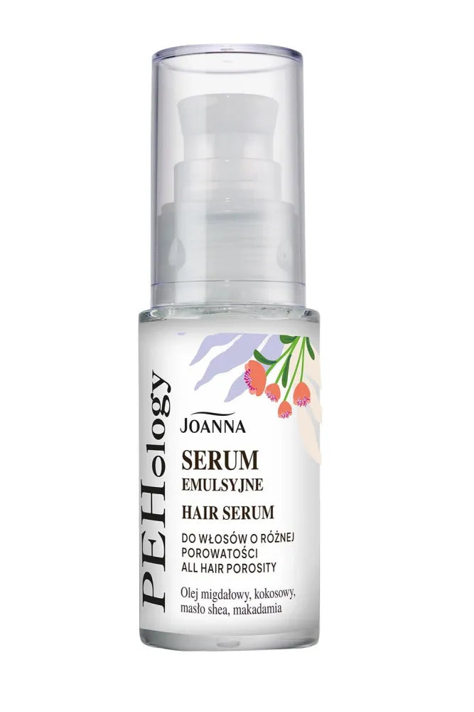 Joanna PEHology Serum emulsija plaukams su skirtinga poringumu 25g - Kosmetika