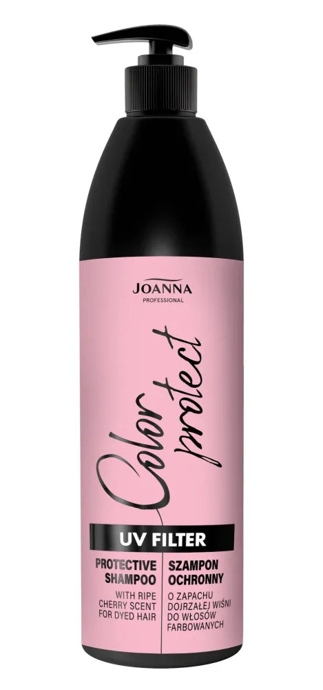 Joanna Professional UV Filtras Cherry Apsauginis šampūnas dažytiems plaukams 1000ml - Kosmetika