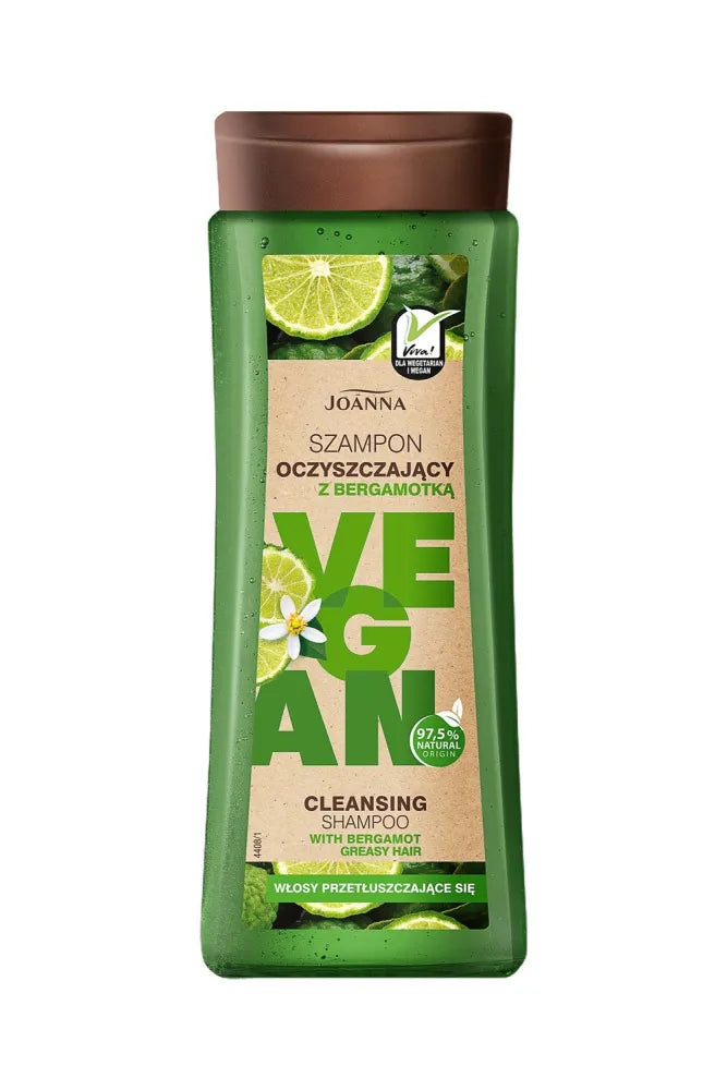 JOANNA VEGAN Bergamotka valomasis šampūnas 300 ml - Kosmetika