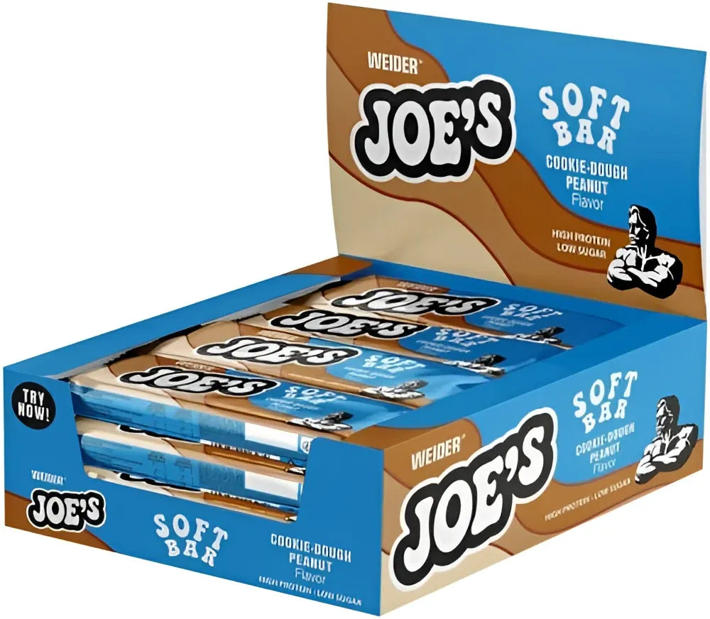 Joe’s Soft Bar Cookie Dough Peanut - 12 x 50g - Weider - Maistas