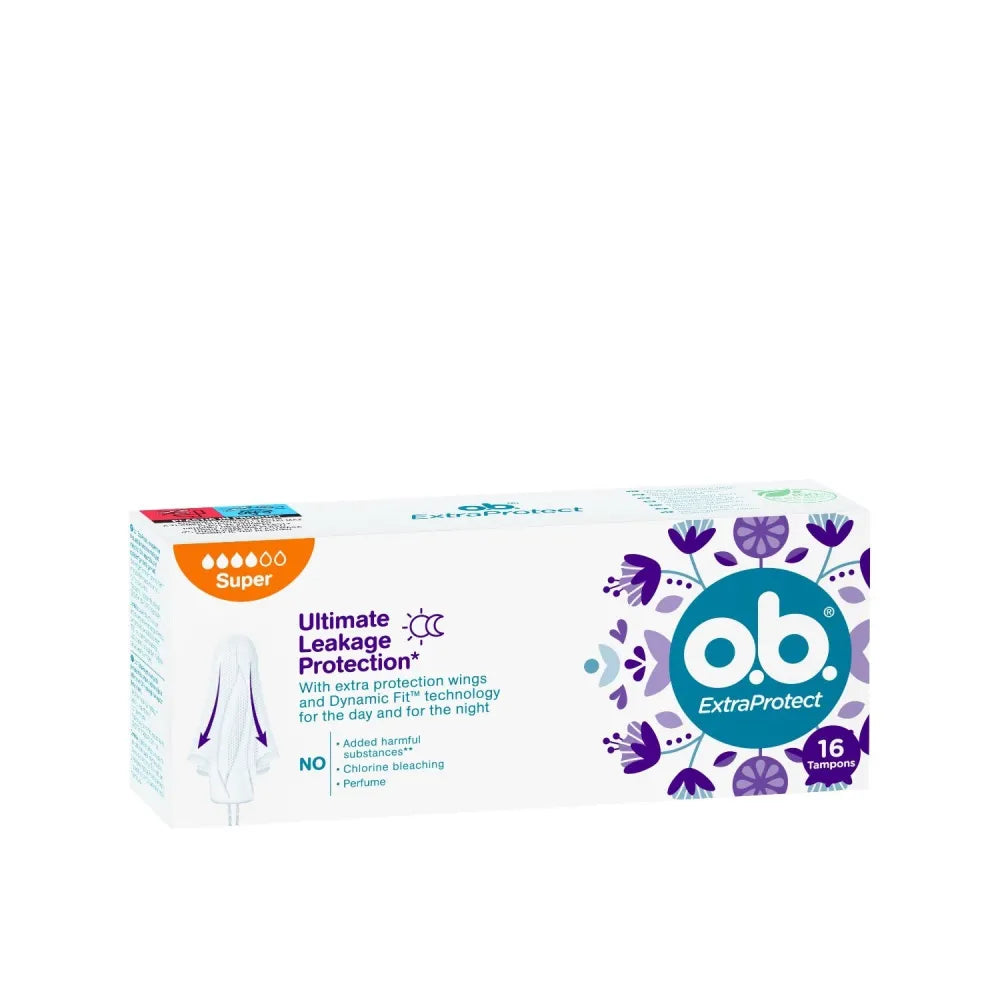 JOHNSON OB Extra Protect Tamponai SUPER 16 vnt. - Kosmetika