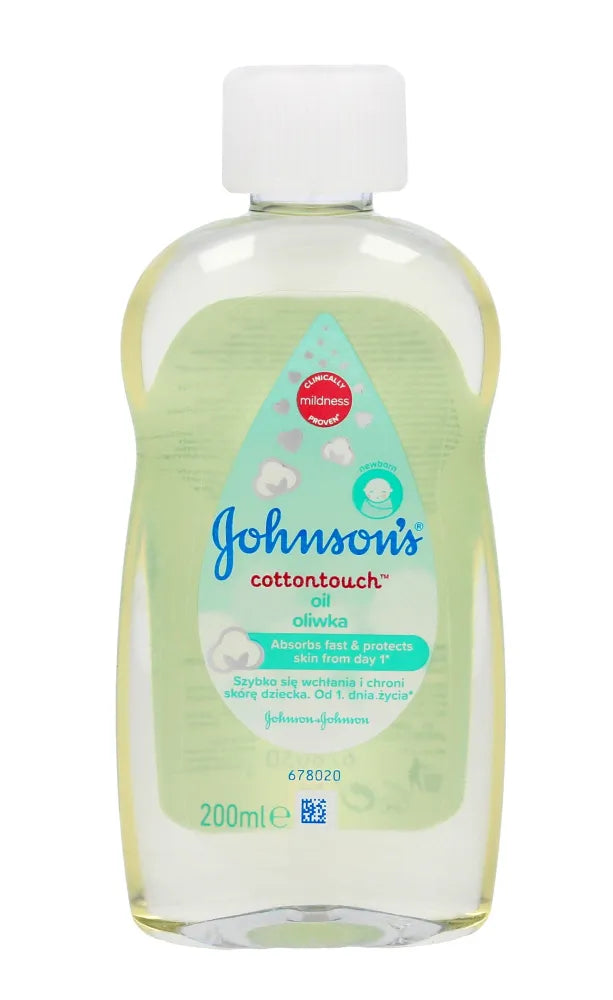 Johnson’s Baby Cotton Touch Oil 200ml kūdikių aliejus - Kosmetika