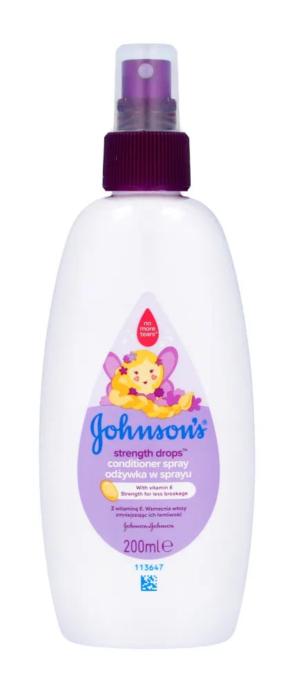 Johnson’s Baby Strength Drops Plaukų Purškiklis Kondicionierius 200ml - Kosmetika