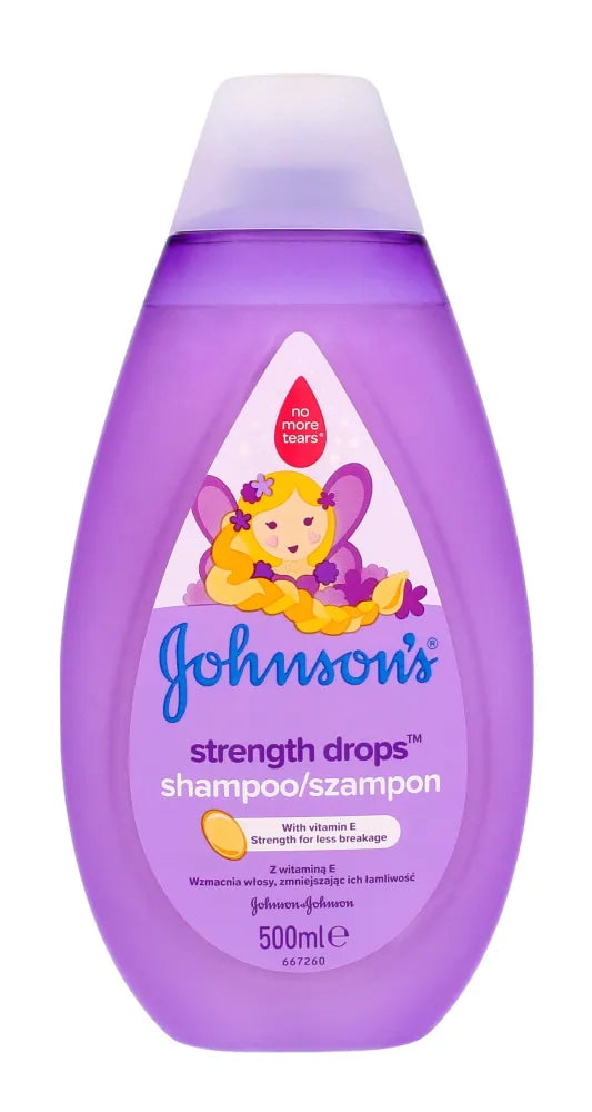 Johnson’s Baby Strength Drops Šampūnas vaikams 500ml - Kosmetika