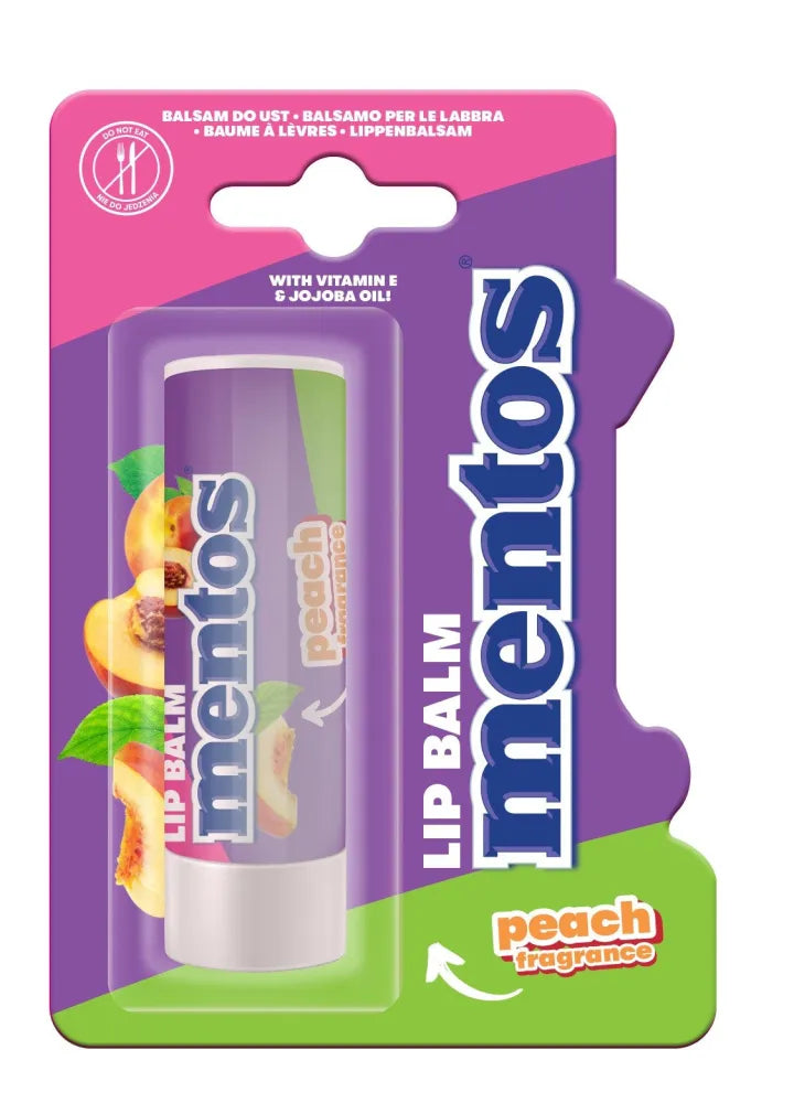 KIDS Mentos Lip Balm - peach 4.4 g - Vaikui ir mamai