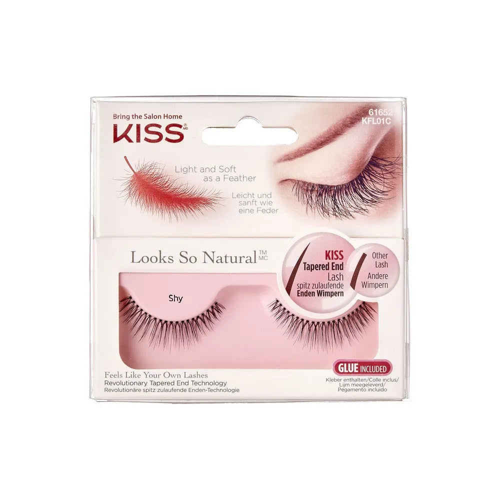 KISS atrodo taip natūraliai false eyelashes - Shy 1 pack. - Kosmetika